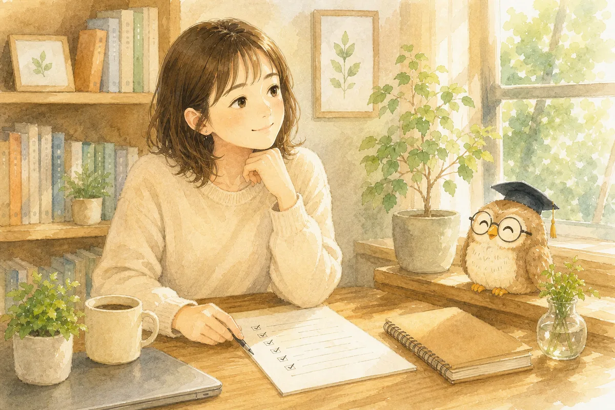 日程調整のメールを感じよく送り終えた相談者