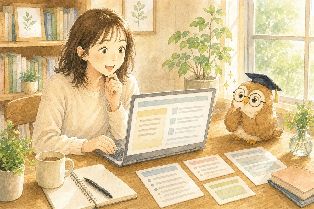 ていねいで感じのよい日程調整のメールが返ってきて、少しほっとする相談者