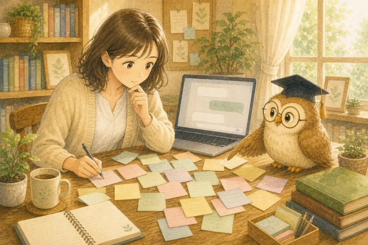 頭の中のやることを全部書き出してAIに渡している相談者