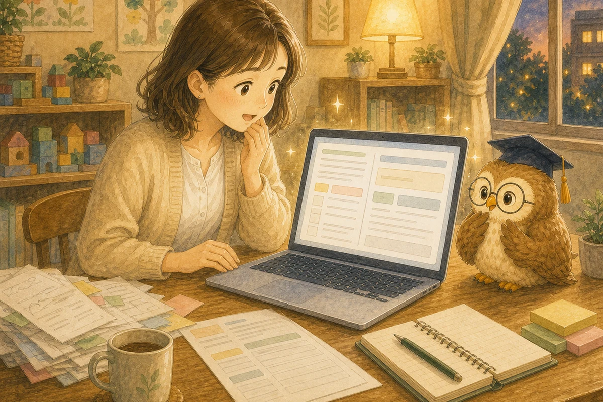 整った記録文が返ってきて少し驚く相談者
